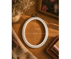 Nurge Pazarlama 15,4x19 cm Ovalus Flexi Hoop (skaidrus) 230-8TRANSP
