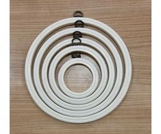 Nurge Pazarlama 17 cm apvalus lankelis (baltas) 230-3WHT