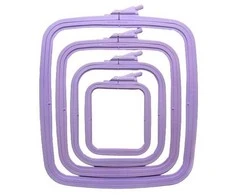 Nurge Pazarlama Nurge Kvadratiniai (Stačiakampiai) Plastikiniai Lankai 19,5*22 cm (alyvinis) 170-13LI