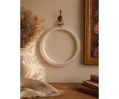 Nurge Pazarlama 20,5 cm apvalus „Flexi Hoop“ (skaidrus) 230-4TRANSP