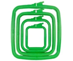 Nurge Pazarlama Nurge kvadratiniai (stačiakampiai) plastikiniai lankeliai 9,5*11 cm (žali) 170-11GREEN