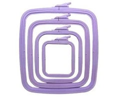 Nurge Pazarlama Nurge Kvadratiniai (stačiakampiai) plastikiniai lankai 9,5*11 cm (alyvinė) 170-11LI
