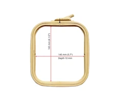 Nurge Pazarlama Nurge kvadratiniai (stačiakampiai) plastikiniai rėmeliai 14.5*16.5 cm (rudi) 170-12BR