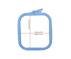 Nurge Pazarlama Nurge kvadratiniai (stačiakampiai) plastikiniai rėmeliai 14.5*16.5 cm (mėlyni) 170-12BL