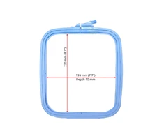 Nurge Pazarlama Nurge Kvadratiniai (stačiakampiai) plastikiniai rėmeliai 19.5*22 cm (mėlyni) 170-13BL