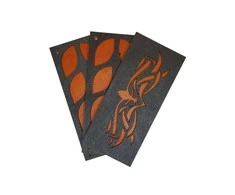 Kind Fox by Wizardi Siarhei Ausianikau ind. veikla pgl. pazyma Nr. 1130904 Medinė dėžutė karoliukams "Oranžinis pattern" KF027/12-2