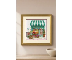 Simplicity Creative Corp Kryželiu siuvinėjimo rinkinys Blooms Flower Shop 30.4x30.4 cm D70-35401