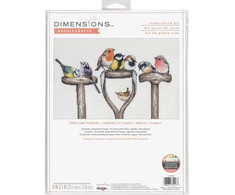 Dimensions Simplicity Creative Corp Kryželiu siuvinėjimo rinkinys Šakutės ir plunksnos D70-35447