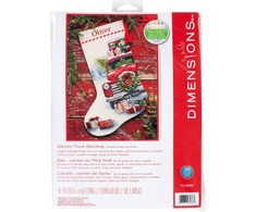 Dimensions Simplicity Creative Corp Kalėdų Senelio sunkvežimio kojinė D70-08986
