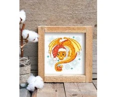 Riolis Kryželiu siuvinėjimo rinkinys Dragon Tea Time 15x15 SR2141