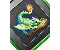 Riolis Kryželių siuvinėjimo rinkinys "Naughty Sparkles" 20x20 SR2160
