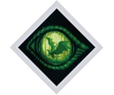 Riolis Kryželių siuvinėjimo rinkinys "Drakono akis" 20x20 SR2162