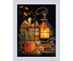 Riolis Kryželiu siuvinėjimo rinkinys Jaukus ruduo 18x24 SR2146