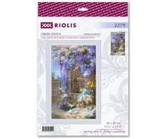Riolis Kryželio siuvinėjimo rinkinys "Pavasaris pagal E. Bidou paveikslą" 30x50 cm SR2279