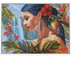 Riolis Siuvinėjimo kryželiu rinkinys "Motina Gamta. Tropikai" 40x30 cm SRA1027