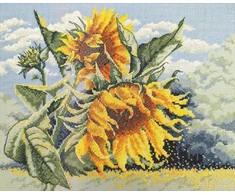 Uab Riolis Siuvinėjimo kryželiu rinkinys Saulėgrąžos vėjyje 30x24 cm SRA1033