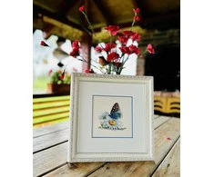 Riolis Kryželio siūlų rinkinys Fragile Beauty 15x15 SR2220