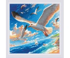 Riolis Kryželio siuvinėjimo rinkinys "Jūros vėjas" 20x20 SR2232