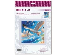Riolis Kryželio siuvinėjimo rinkinys "Jūros vėjas" 20x20 SR2232
