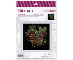 Riolis Kryželiu siuvinėjimo rinkinys Holiday Ornaments 25x25 SR2226