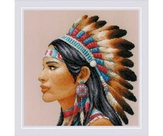 Riolis Kryželiu siuvinėjimo rinkinys "Amazing Women. America" 30x30 cm SR2255
