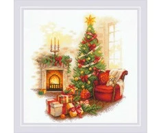 Riolis Kryželiu siuvinėjimo rinkinys Christmas Serenity 30x30 SR2265
