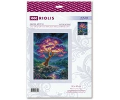 Riolis Kryželiu siuvinėjimo rinkinys „Paslaptinga visata“ 30x40 SR2240