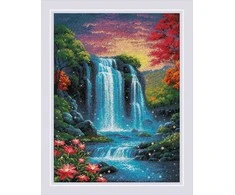 Riolis Kryželių rinkinys "Magical Waterfall" 30x40 cm SR2274