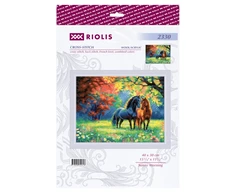 Riolis Siuvinėjimo kryželiu rinkinys "Rudens rytas" 40x30 cm SR2330