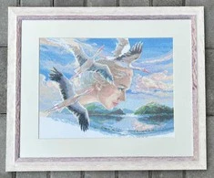 Riolis Kryželiu siuvinėjimo rinkinys - Aine kolekcija "Motina gamta. Dangus" 40x30 cm SRA1002