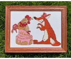 Riolis Kryželio siuvinėjimo rinkinys - Aine kolekcija "Happiest Birthday" 21x15 cm SRA1007