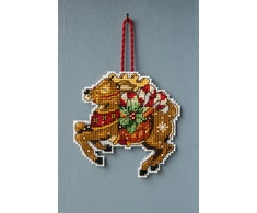DIMENSIONS Wilton Brands Kryželiu siuvinėjimo rinkinys Reindeer Ornament D70-08916