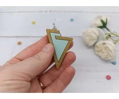 Kind Fox by Wizardi Yuliya Ausianikava ind. veikla pgl. pazyma Nr. 1201908 Adatos įvėriklis. Turkio spalvos trikampis KF070/3