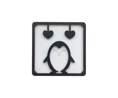 Kind Fox by Wizardi Yuliya Ausianikava ind. veikla pgl. pazyma Nr. 1201908 Medinė dėžutė "Penguin" KF057/26