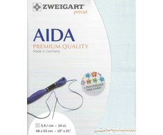 Zweigart Drobe Zweigart Sawitzki Iš anksto iškirpta Stern-Aida 48x53 cm 37065504853