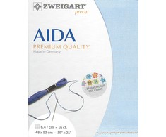 Zweigart Sawitzki Iš anksto iškirptas Aida audinys 48x53 cm 32515034853