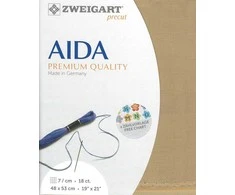 Zweigart Drobe Zweigart Sawitzki Iš anksto supjaustytas Fein-Aida 48x53 cm 37933004853