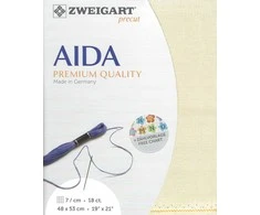 Zweigart Drobe Zweigart Sawitzki Iš anksto supjaustytas Fein-Aida 48x53 cm 37937704853