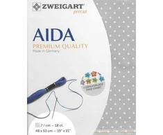 Zweigart Drobe Zweigart Sawitzki Precut Fein-Aida 48x53 cm 379373494853