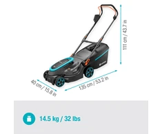 Gardena Akumuliatorinė vejapjovė PowerMax 37/36V P4A solo (be akumuliatoriaus ir įkroviklio)