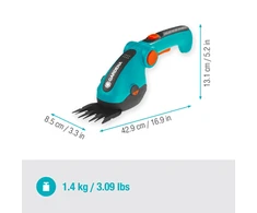 Gardena Akumuliatorinės žolės ir krūmų žirklės ComfortCut Li