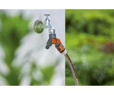 GARDENA Dviguba čiaupo jungtis 26,5 mm (G 3/4") / 21 mm (G 1/2")