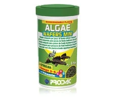 Prodac Algae Wafers Mini augalinės tabletės 7-8mm skersmens, dugninėms žuvims 250ml 135g