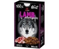 ALPHA SPIRIT NATURAL DOG skanėstai šunims su ėriena 80g (6)