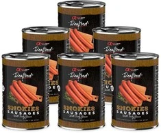ALPHA SPIRIT Realfood dūmo kvapo dešrelės 400g 6vnt