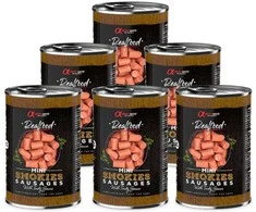 ALPHA SPIRIT Realfood dūmo kvapo pjaustytos dešrelės 400g 6vnt