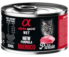 Alpha Spirit WET Iberico konservas katėms su kiauliena 200g 6vnt
