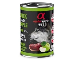 ALPHA SPIRIT WET konservas su antiena ir žaliais obuoliais 400g 6vnt