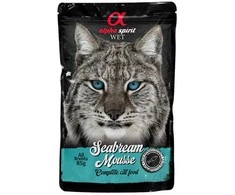 ALPHA SPIRIT WET putėsiai katėms su dorados žuvimi 85g 6vnt