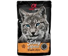 ALPHA SPIRIT WET putėsiai katėms su kalakutiena 85g 6vnt